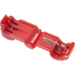 Szybkozłączka samochodowa 0,5-1 mm2 typ T na konektor Męski (5szt) Czerwona