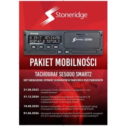 Plakat Stoneridge - Pakiet Mobilności wymiana Tachografu SMART2